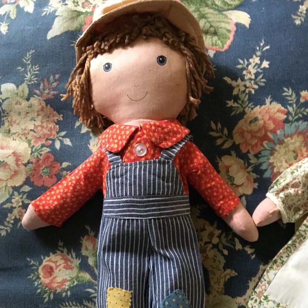Vintage Heather and 16" Rag Dolls